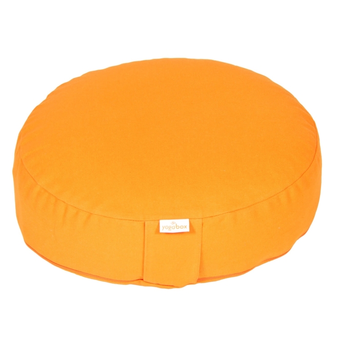 Meditationskissen BASIC extra FLACH orange