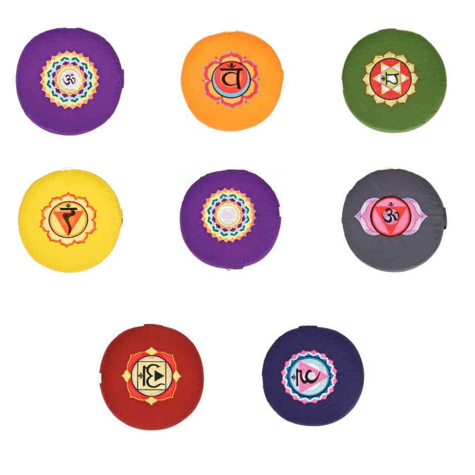 yogabox Meditationskissen Glückssitz® Chakra